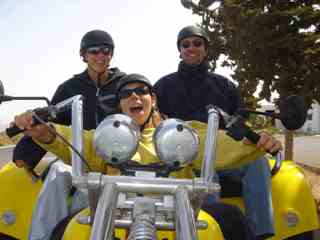 Three people per trike