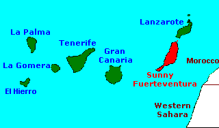 Canary island Map